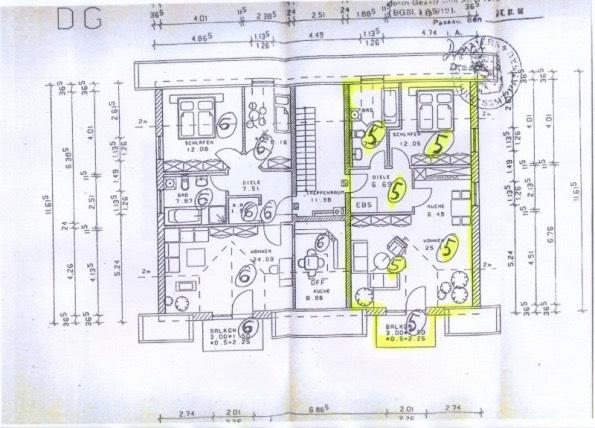 Dachgeschoßwohnung Fürstenzell - 2 Zimmer, 60 m&sup2;, 120.000&euro; | Angebot:24600384