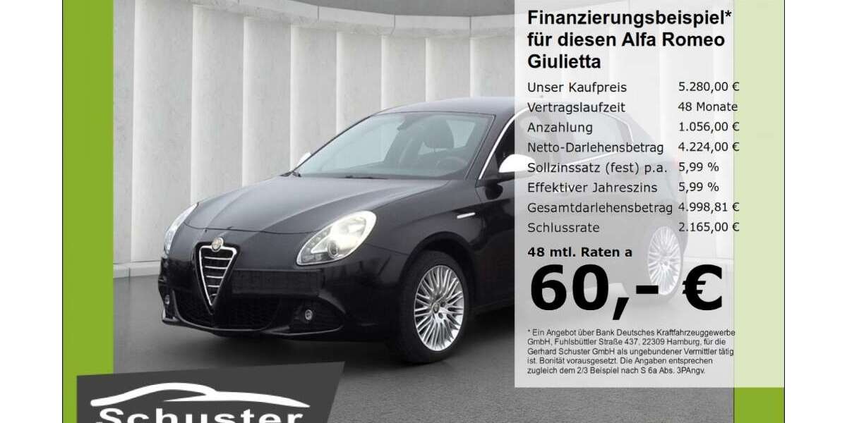 Alfa Romeo Giulietta 98.362 km 5.280 &euro; Ruhstorf 94099