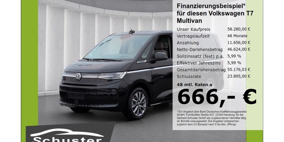 VW T7 Multivan 11.141 km 57.479 &euro; Ruhstorf 94099
