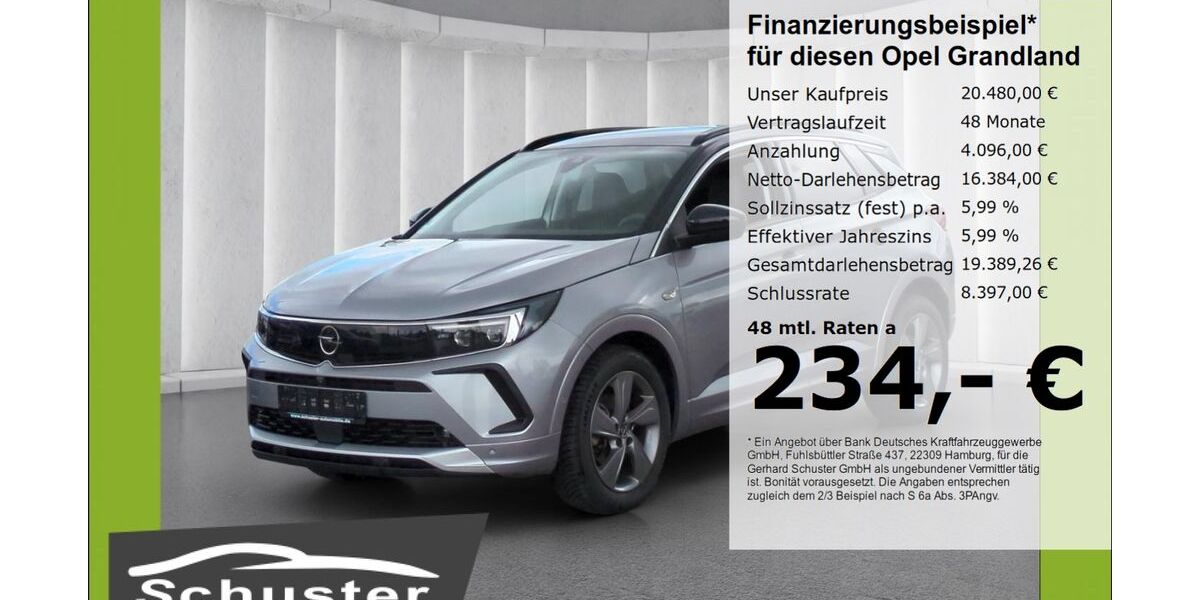 Opel Grandland (X) 59.930 km 20.480 &euro; Ruhstorf 94099