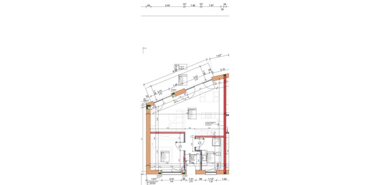 Etagenwohnung Bad Griesbach im Rottal Griesbach - 2 Zimmer, 63 m&sup2;, 279.900&euro; | Angebot:25736679