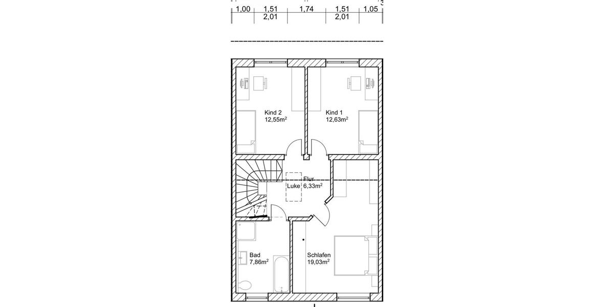 Reihenhaus Hofkirchen - 4 Zimmer, 124 m&sup2;, 1.350&euro; | Angebot:26614456