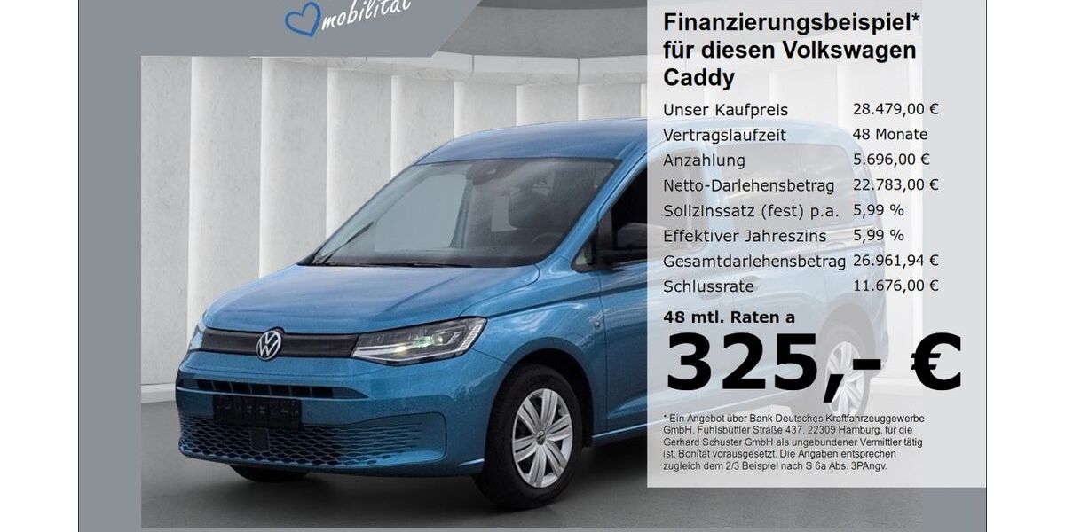 VW Caddy 30.289 km 28.479 &euro; Ruhstorf 94099