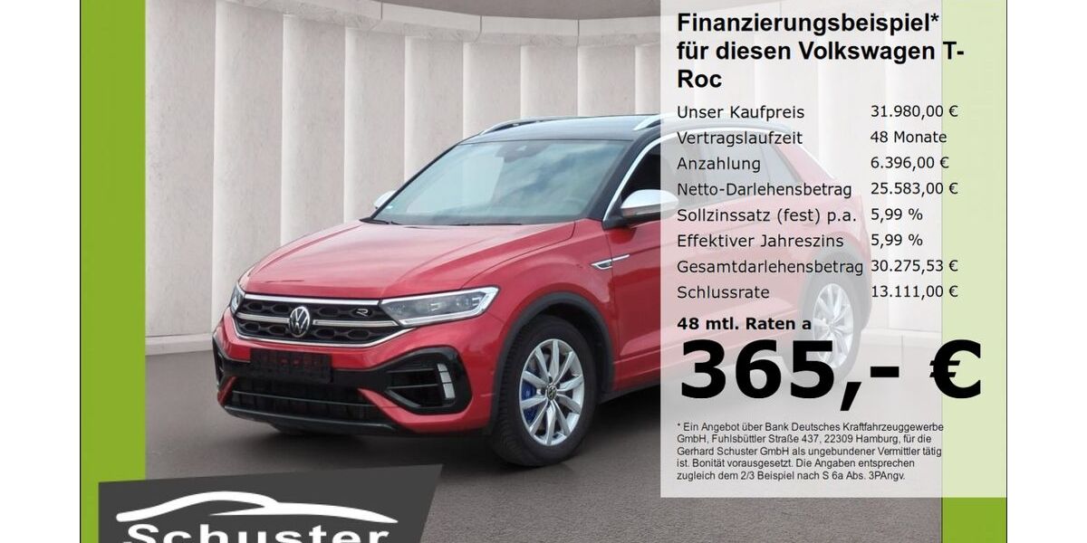 VW T-Roc 27.740 km 31.979 &euro; Ruhstorf 94099