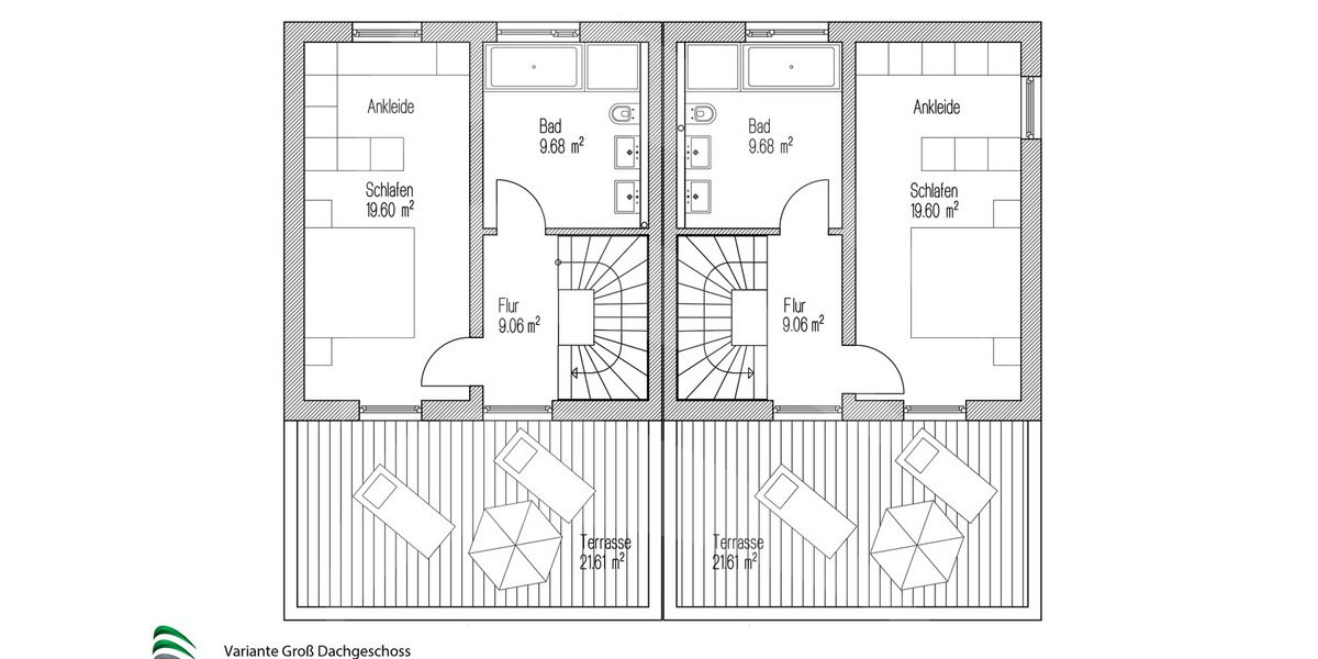 Doppelhaushälfte Neukirchen am Inn Neuburg - 4 Zimmer, 132 m&sup2;, 629.900&euro; | Angebot:25674876