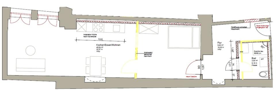 Etagenwohnung Passau Mühltal - 1 Zimmer, 54 m&sup2;, 770&euro; | Angebot:24476644