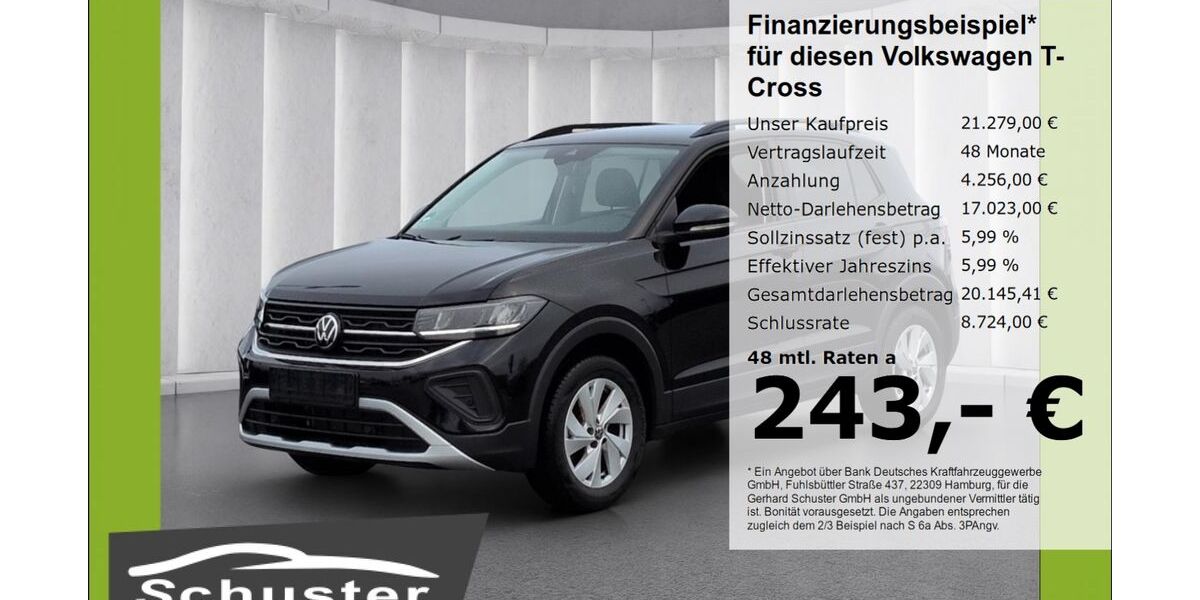 VW T-Cross 3.201 km 21.279 &euro; Ruhstorf 94099