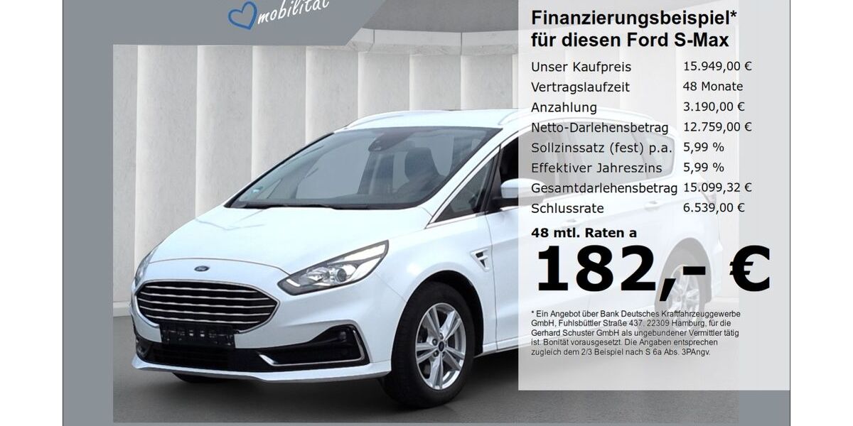 Ford S-Max 149.550 km 15.949 &euro; Ruhstorf 94099