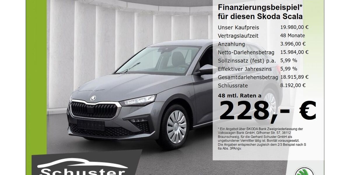 Skoda Scala 15.243 km 19.980 &euro; Ruhstorf 94099