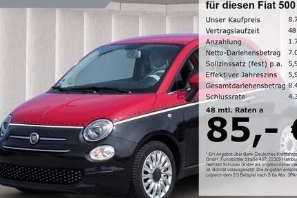 Fiat 500 83.843 km 8.780 &euro; Ruhstorf 94099