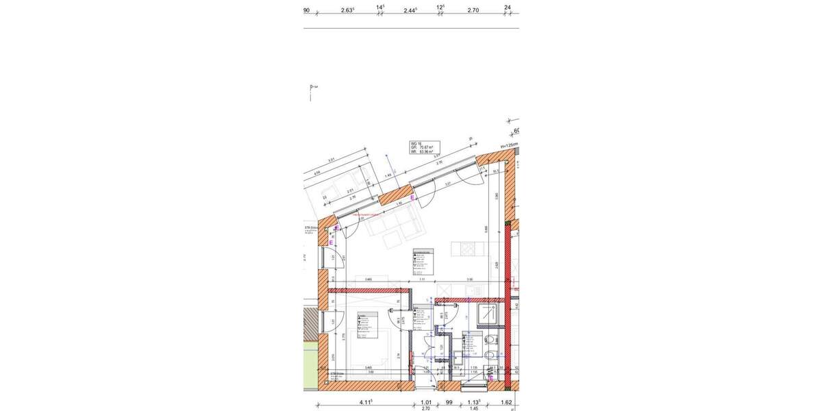 Etagenwohnung Bad Griesbach im Rottal Griesbach - 2 Zimmer, 64 m&sup2;, 289.900&euro; | Angebot:25836489