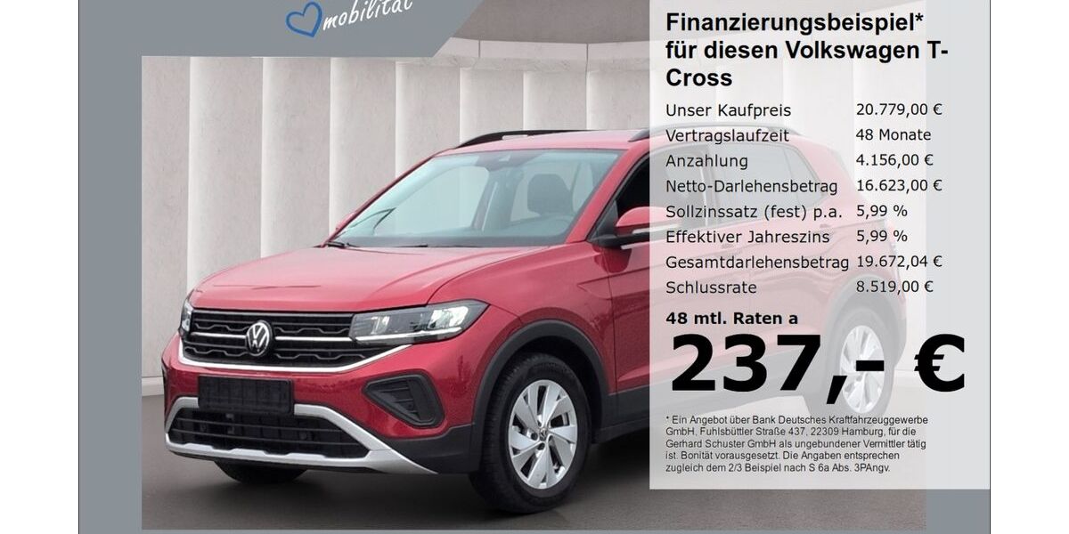VW T-Cross 5.821 km 20.779 &euro; Ruhstorf 94099