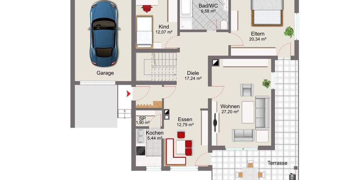 Einfamilienhaus Künzing Forsthart - 6 Zimmer, 173 m&sup2;, 274.000&euro; | Angebot:25701771