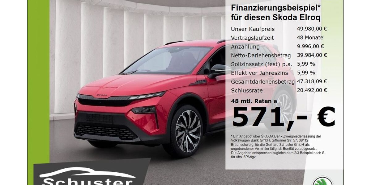 Skoda Elroq 2.900 km 48.980 &euro; Ruhstorf 94099