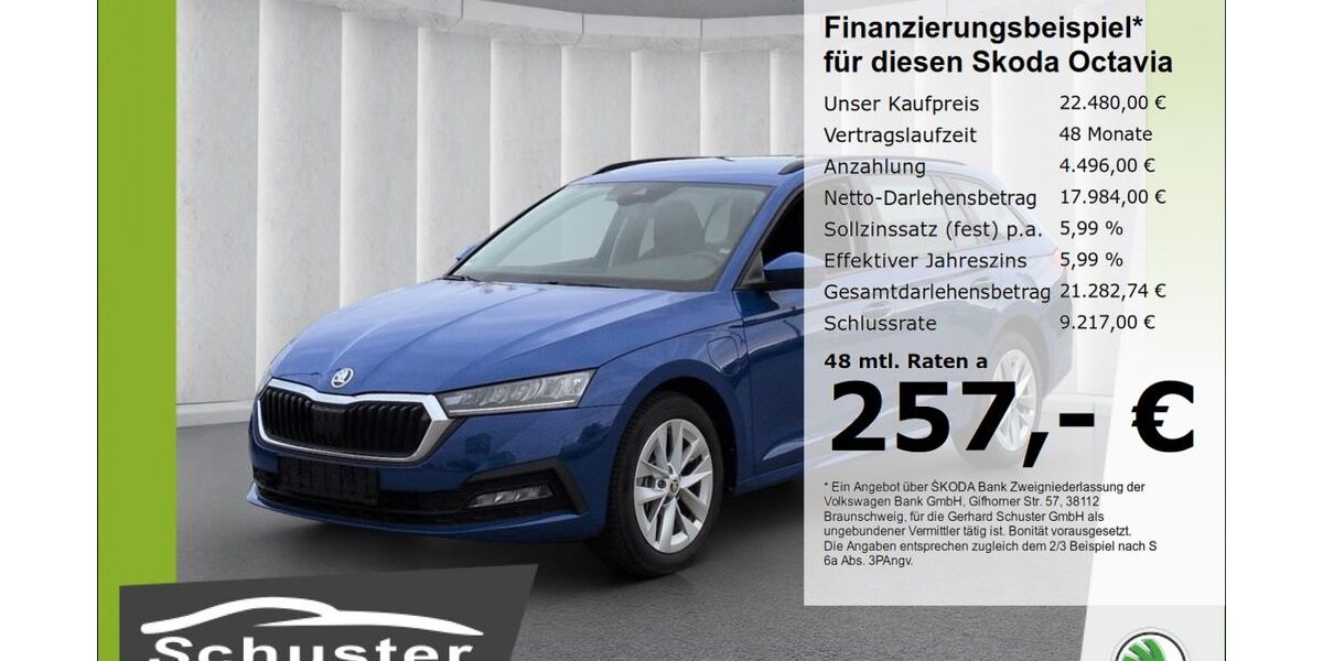 Skoda Octavia 20.967 km 22.480 &euro; Ruhstorf 94099