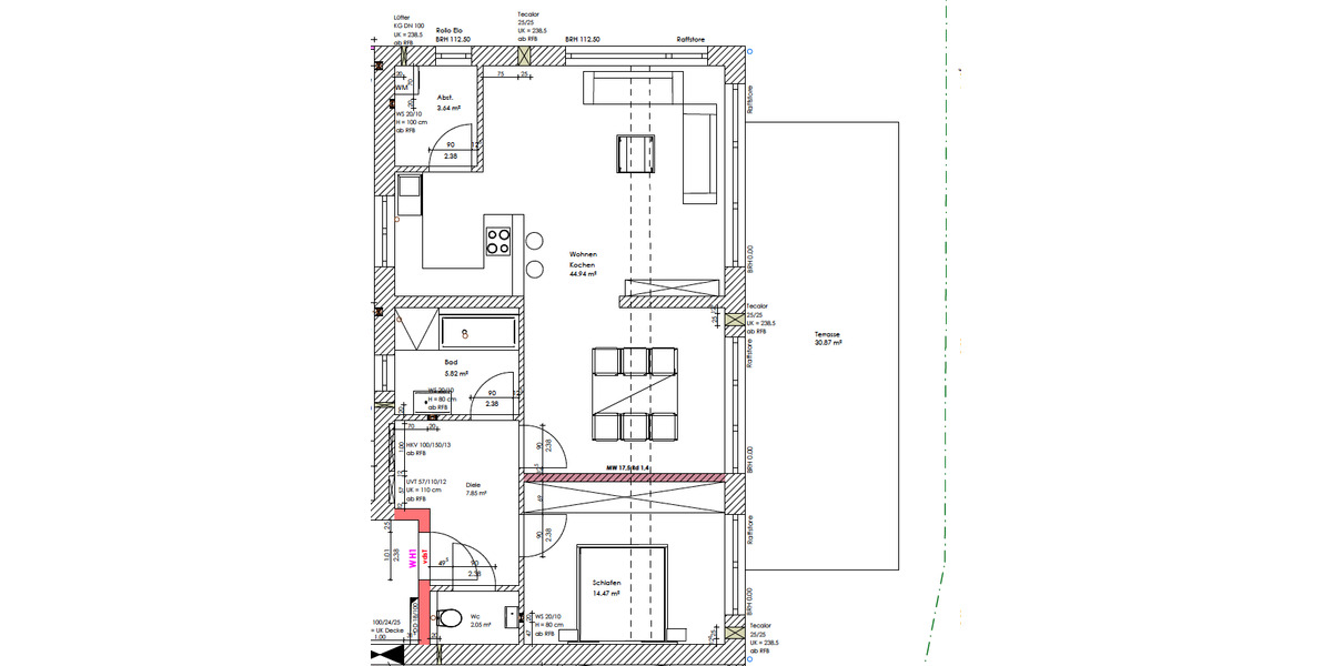 Erdgeschoßwohnung Passau Maierhof - 3 Zimmer, 95 m&sup2;, 1.245&euro; | Angebot:25512901