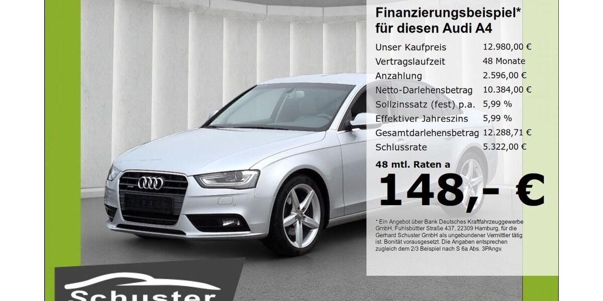 Audi A4 170.629 km 12.980 &euro; Ruhstorf 94099