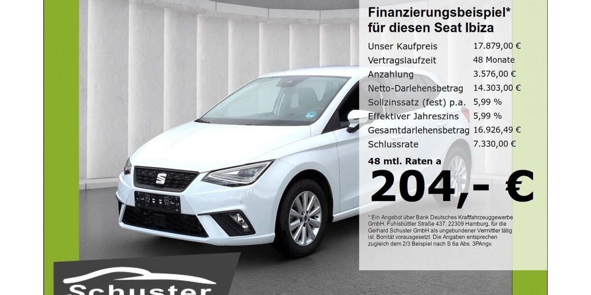Seat Ibiza 17.194 km 17.279 &euro; Ruhstorf 94099