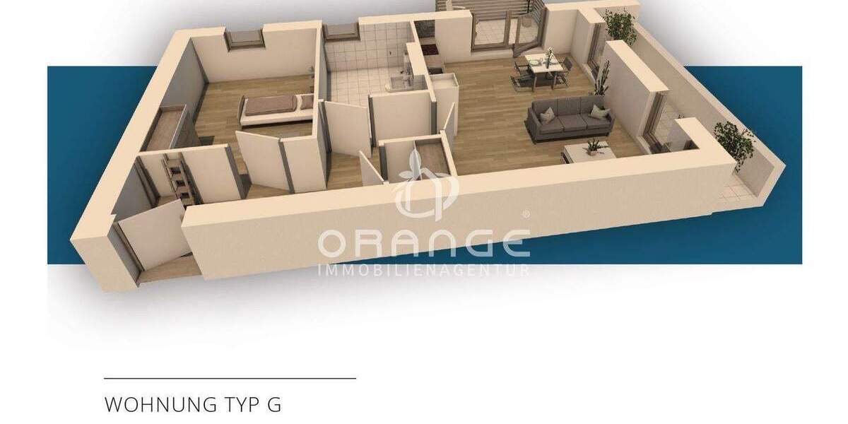 Etagenwohnung Pocking Hartkirchen - 2 Zimmer, 71 m&sup2;, 297.407&euro; | Angebot:25670736