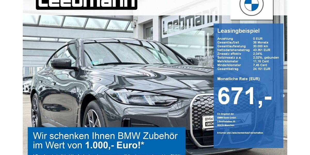 BMW i4 24.774 km 51.588 &euro; Passau 94036