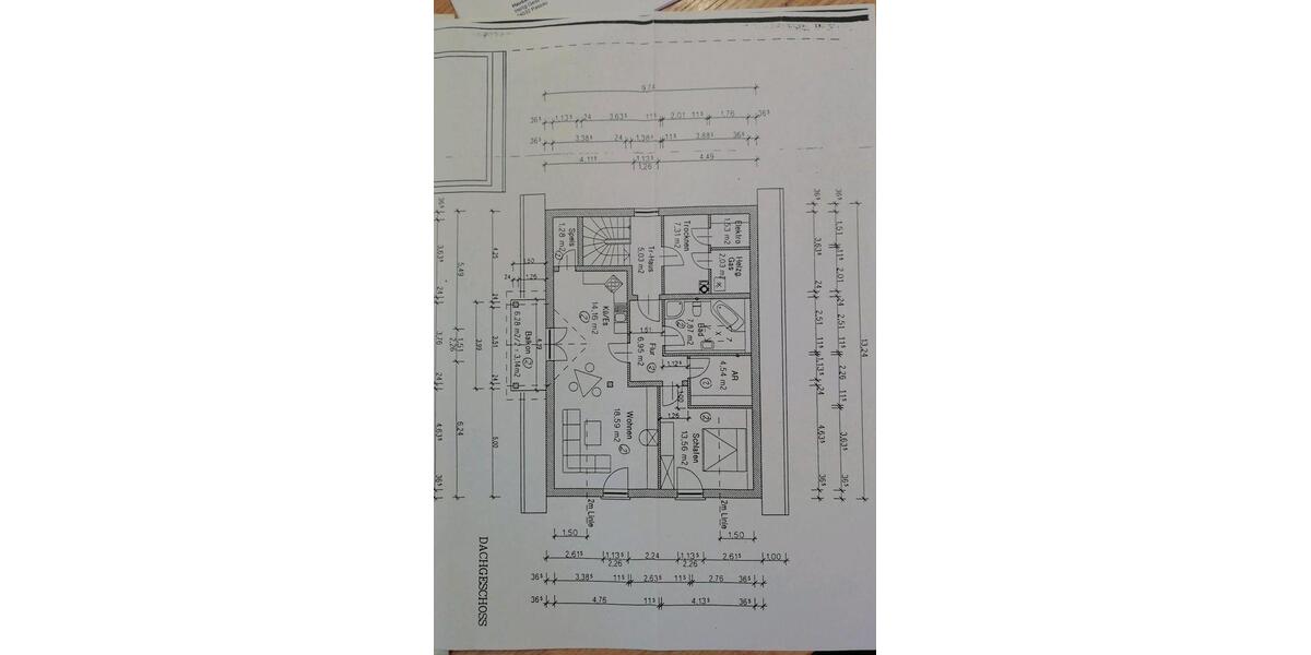 Dachgeschoßwohnung Vilshofen an der Donau - 3 Zimmer, 68 m&sup2;, 219.000&euro; | Angebot:27179565
