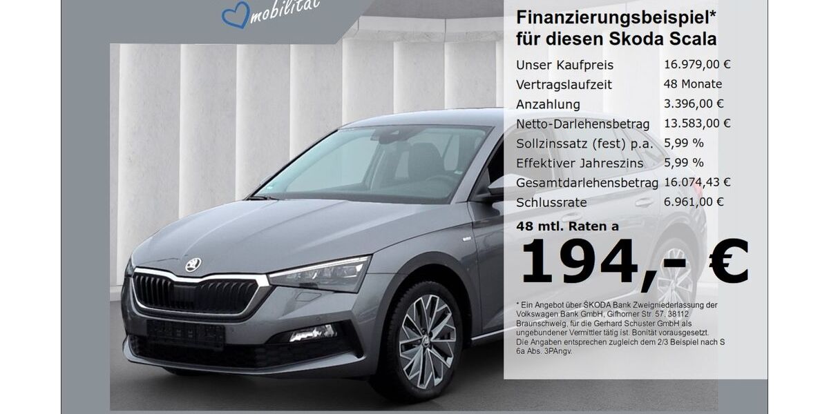 Skoda Scala 74.011 km 16.479 &euro; Ruhstorf 94099